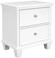 Signature Design by Ashley® Fortman White Nightstand-0