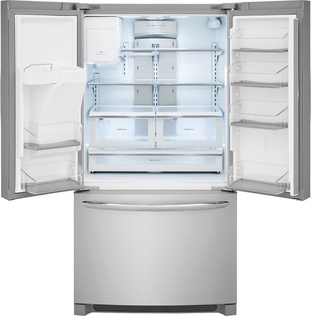 Frigidaire Gallery® 21.7 Cu. Ft. Stainless Steel Counter Depth French Door Refrigerator-1