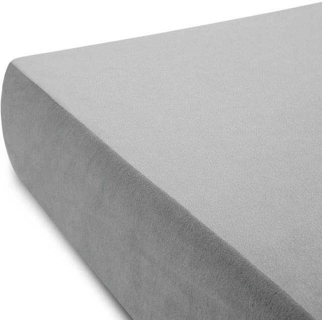 Malouf® Brighton 6" Gray Youth Gel Memory Foam Medium Firm Tight Top Full Mattress in a Box-2