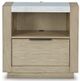 Millennium® by Ashley® Hennington Bisque Nightstand-1