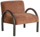 Armen Living Rae Brown/Midnight Dark Brown Accent Chair-0