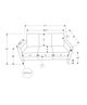 Monarch Specialties Inc. Light Brown 77" Sofa with Walnut Wood Legs with Walnut Wood Legs-2