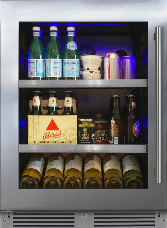 XO 24" 5.7 Cu Ft. Fingerprint Resistant Stainless Steel Built-In Beverage Center-0