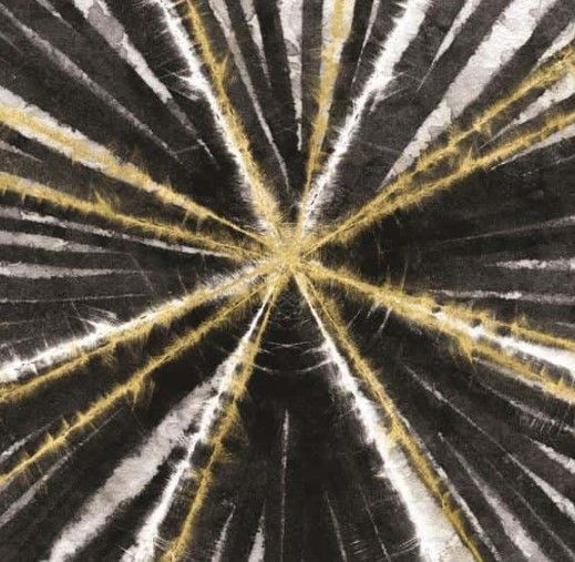 Classy Art Black/Gold Spinning by Linda Woods Wall Art-2