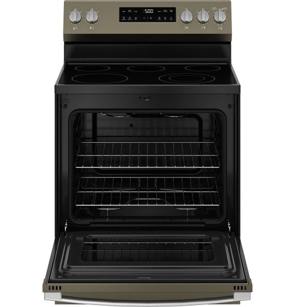 GE® 500 Series 30" Slate Freestanding Electric Range-2