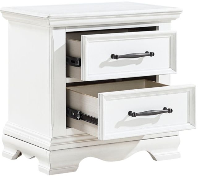 Homelegance® York White Nightstand-3