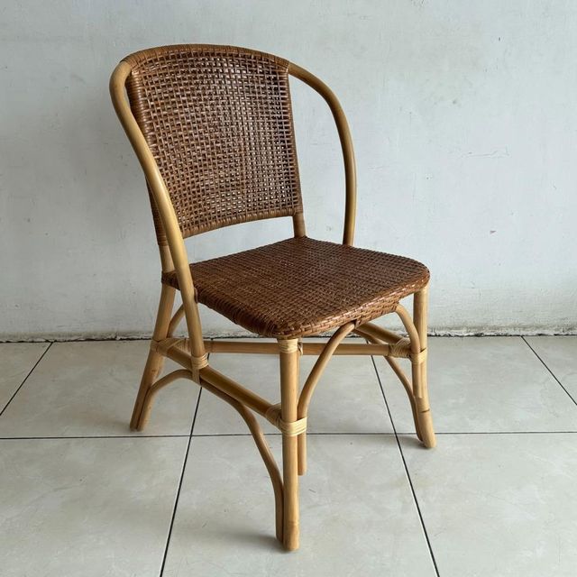 Coaster® Lexley Brown Woven Rattan Dining Side Chair-2