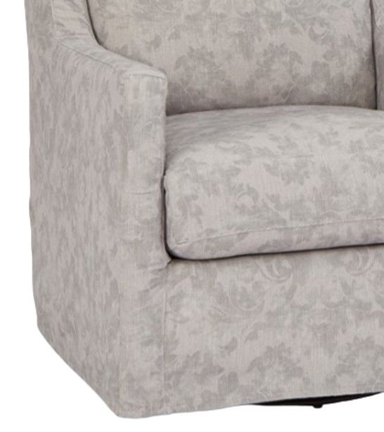 Four Seasons Customizable Lainey Extra Large Slipcovered Swivel Glider -1