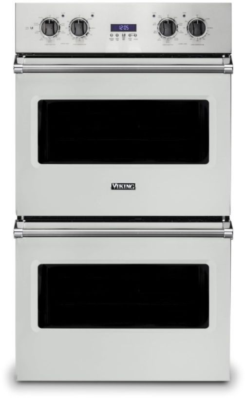 Viking® 5 Series 30" Frost White Professional Built In Double Electric Select Wall Oven-0