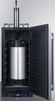Summit® 2.9 Cu. Ft. Stainless Steel Beer Cooler/Kegerator-3