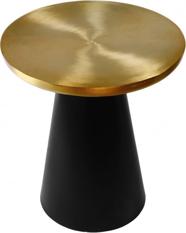 Meridian Furniture Martini Gold/Black End Table-1