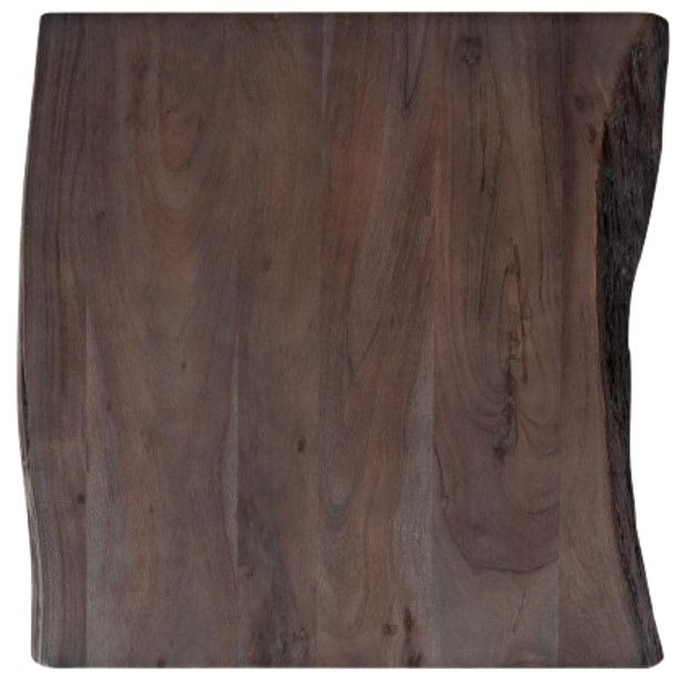 Jofran Inc. Nature's Edge Slate End Table with Black Base-3