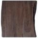 Jofran Inc. Nature's Edge Slate End Table with Black Base-3