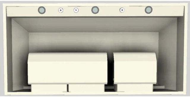 Vent-A-Hood® Designer Series 48" Biscuit Wall Mounted Range Hood-3