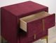 Furniture of America® Florizel Red Nightstand-1