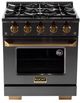 Kucht Professional KEG Series 30" Titanium Stainless Steel Pro Style Propane Gas Range-0