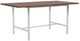 EQ3 Kendall 66'' Walnut Top Dining Table-0