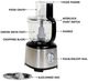 Kenmore® 11 Cup 500W Stainless Steel Food Processor and Vegetable Chopper-5