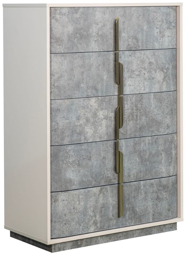 Michael Amini® Pavira Stone 5-Drawer Chest-0