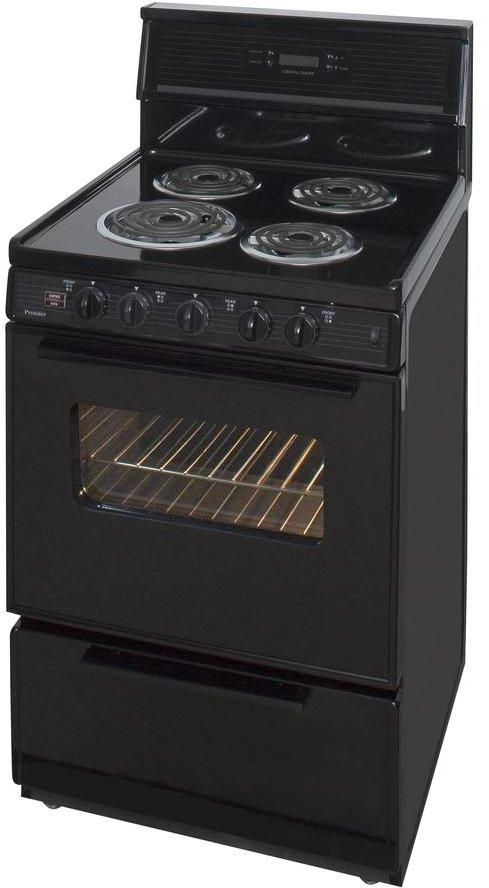 Premier 24" Black Freestanding Electric Range-3