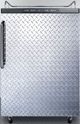 Summit® 5.6 Cu. Ft. Diamond Plate Beer Cooler/Kegerator-0