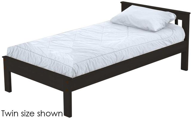 Crate Designs™ Furniture Espresso Twin XL Mission Bed-0