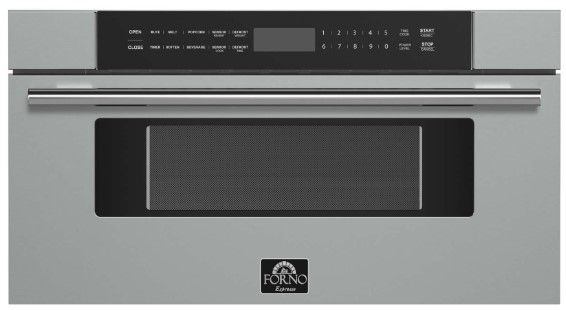 FORNO® Capoliveri 1.2 Cu. Ft. Stainless Steel Microwave Drawer-0