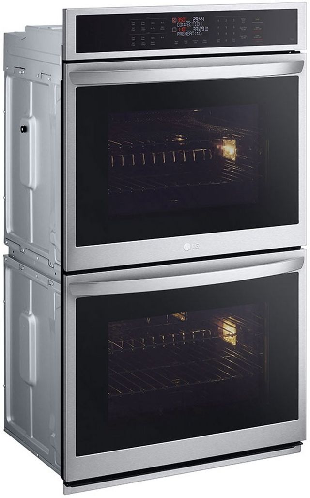 LG 30” PrintProof® Stainless Steel Built In Double Electric Wall Oven-2