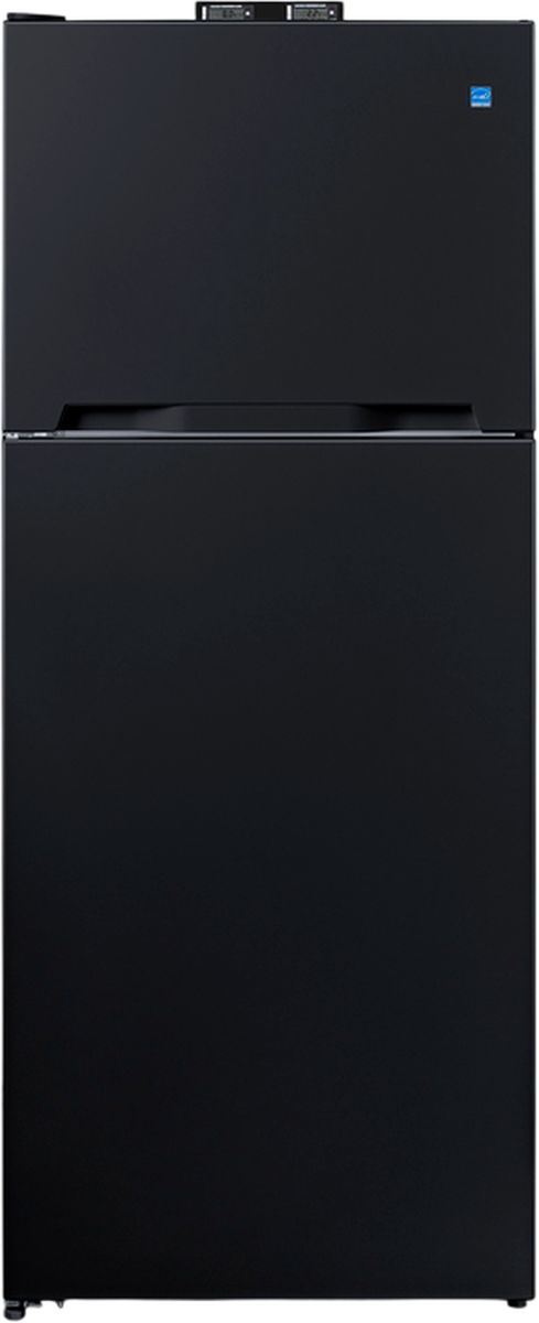 Summit® 28" 14.3 Cu. Ft. Black Counter Depth Top Freezer Refrigerator-0