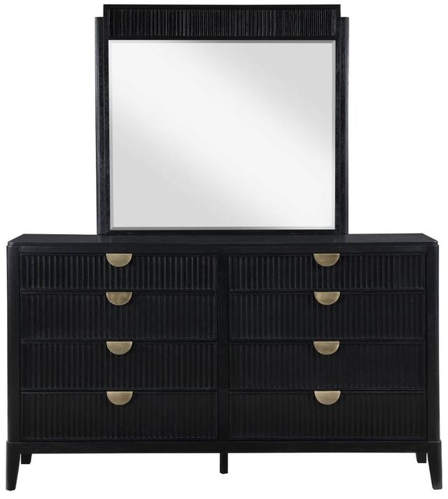Coaster® Brookmead Black 8-Drawer Dresser with Mirror-1