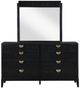 Coaster® Brookmead Black 8-Drawer Dresser with Mirror-1