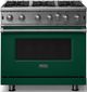 Viking® 5 Series 36" Ivy Pro Style Natural Gas Range-0