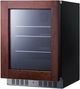 Summit® 24” 4.63 Cu. Ft. Panel Ready ADA Compliant Beverage Center-1
