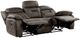 Homelegance® Madrona Dark Brown Double Manual Reclining Sofa-3
