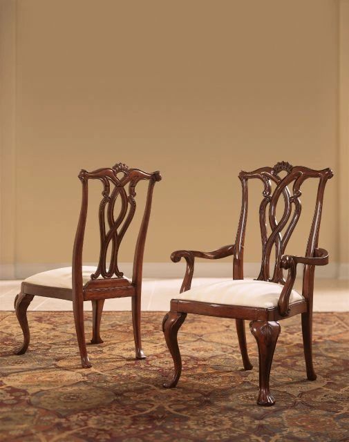 American Drew® Cherry Grove Cherry Pierced Back Side Chair-1