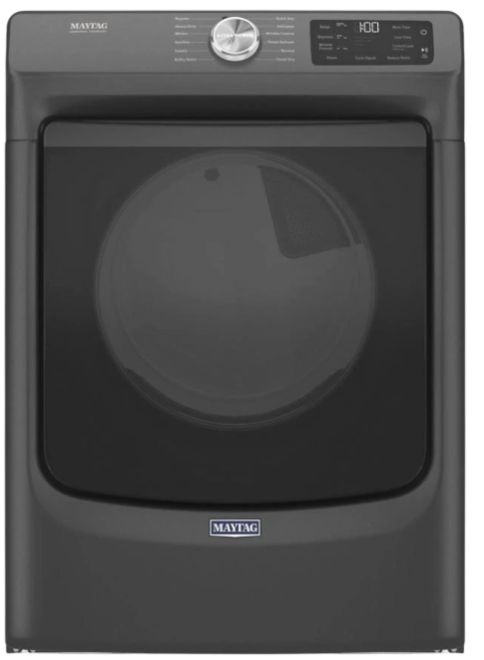 Maytag® 7.3 Cu. Ft. Volcano Black Front Load Gas Dryer with Extra Power and Quick Dry Cycle -0