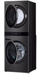 LG Black Steel Electric Laundry Center, 5 Cu. Ft. Washer and 7.4 Cu. Ft. Dryer Set-2