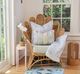 Laura Park Designs Rosemary Stripe Lavender Decorative Pillow-1