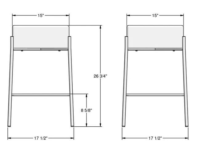 Amisco Customizable Otis Counter Stool-1