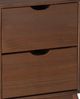 Powell® Portix Walnut 2-Drawer Nightstand-1