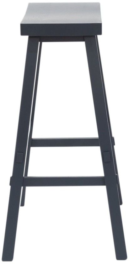 Liberty Furniture Creations II Navy 30" Sawhorse Counter Stool-3