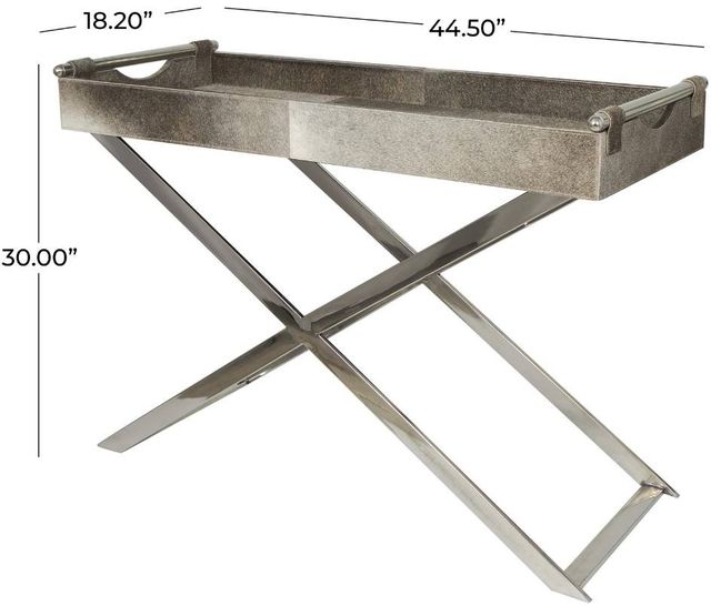 Deco Marche Gray Accent Table-3
