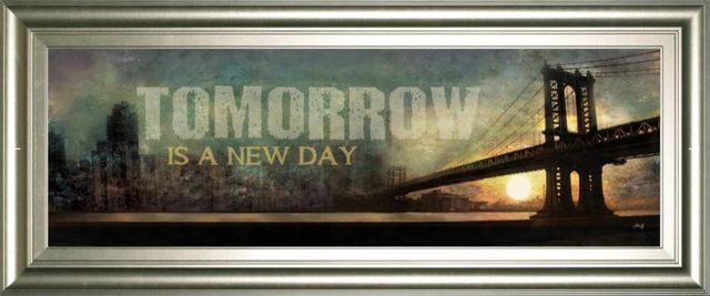 Classy Art Tomorrow is a New Day by Marla Rae Wall Art-0