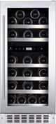 WineCell'R Diamond 15" Stainless Steel Built-In Wine Cooler-0
