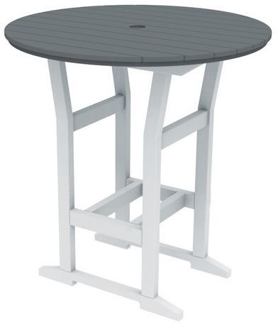 Seaside Casual Coastline Café 40" Round Bar Table-0