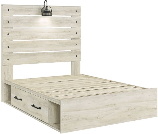 Signature Design by Ashley® Cambeck 2-Piece Whitewash Full Panel Bed Set-1