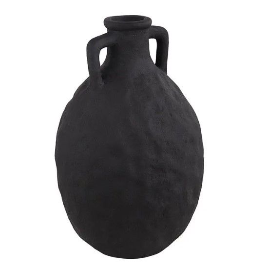 Renwil® Fox Matte Black Vase-1
