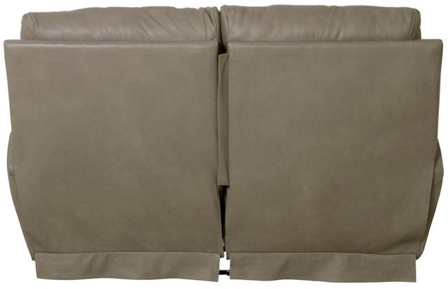 Catnapper® Costa Putty Lay Flat Leather Power Reclining Loveseat-2