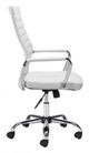 Zuo® Primero White Office Chair-1