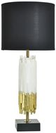 Stylecraft Tamara Day Jasper Gold/White Table Lamp-0